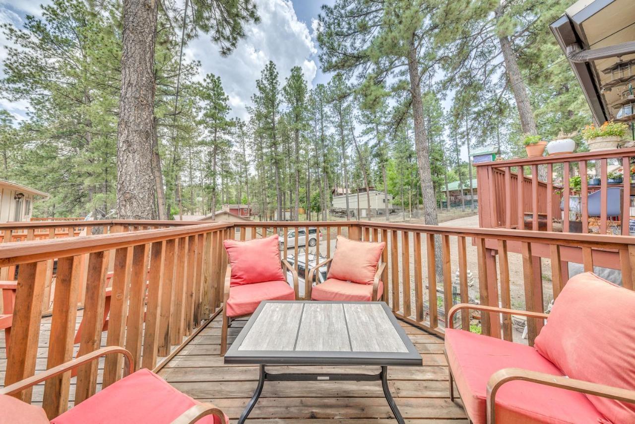 Ruidoso Home With Balcony About 16 Mi To Ski Apache! المظهر الخارجي الصورة