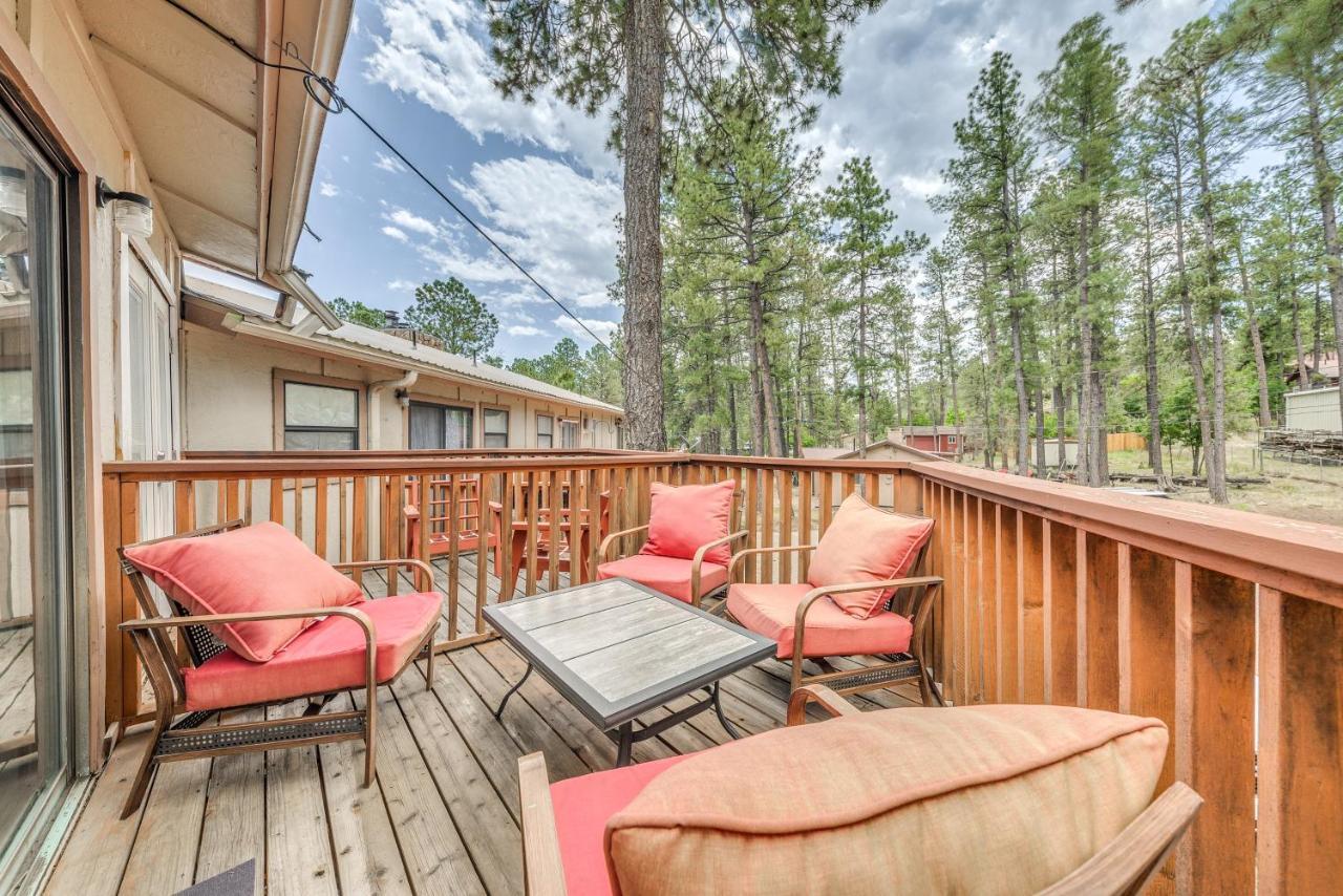 Ruidoso Home With Balcony About 16 Mi To Ski Apache! المظهر الخارجي الصورة
